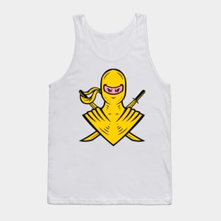 Golden Ninja Logo Tank Top